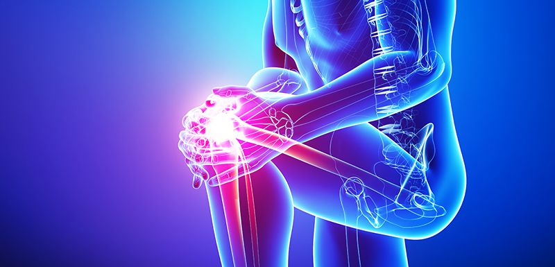 Knee pain graphic