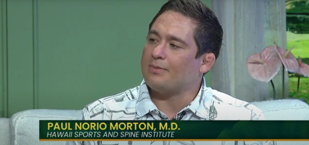 Dr Morton on tv