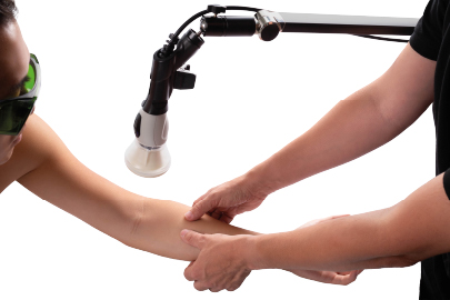 arm getting taken care of