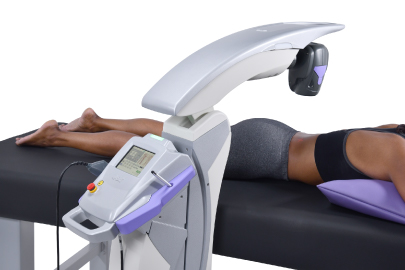 Back getting treatment