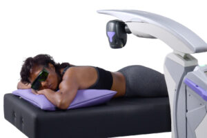 Person Laying down getting imaged